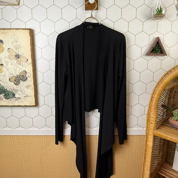 Black Two-Piece Dressy Set with Embellished Flare Leg Detail - Size - Large - Picture 5 of 10